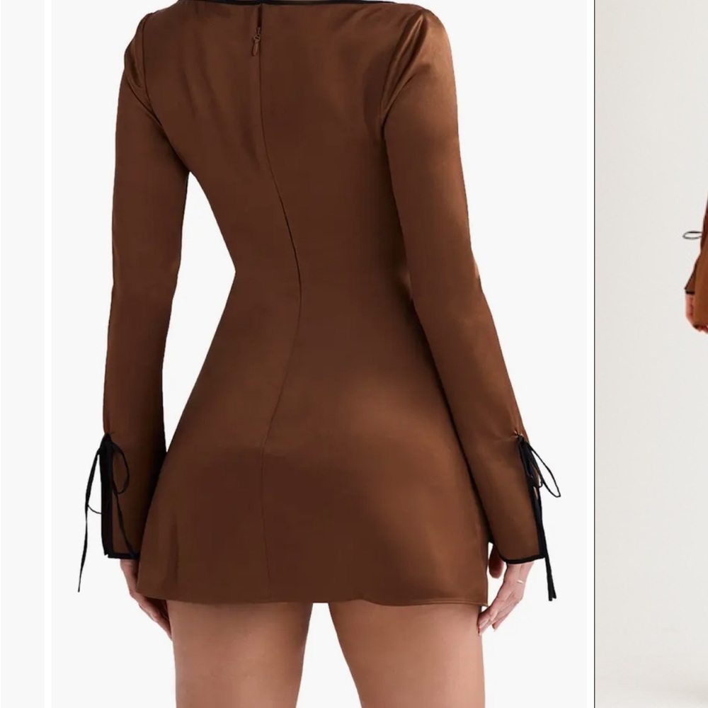 Sakina Long Sleeve Satin Minidress